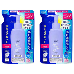 Ghibili sunscreen SPF50 PA+++ water-gel packaging shown for lightweight daily protection.