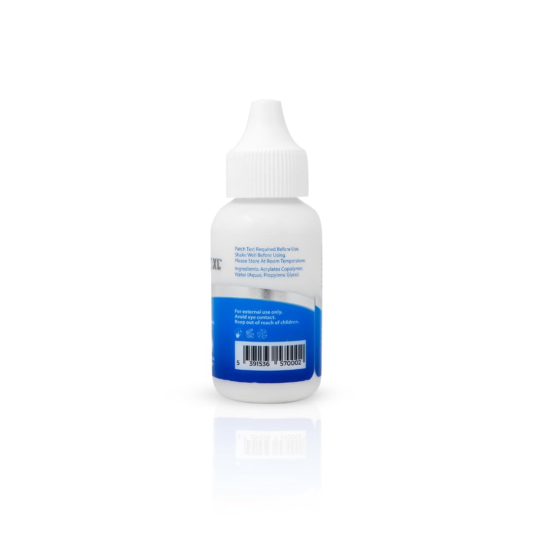 GhostBond XL transparent dry formula blends with skin tone for seamless finish