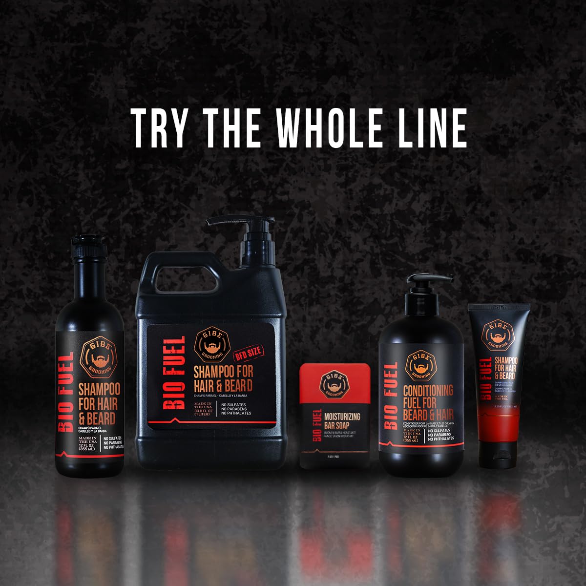 GIBS Bio Fuel Shampoo after-use-hair looks clean and refreshed.
