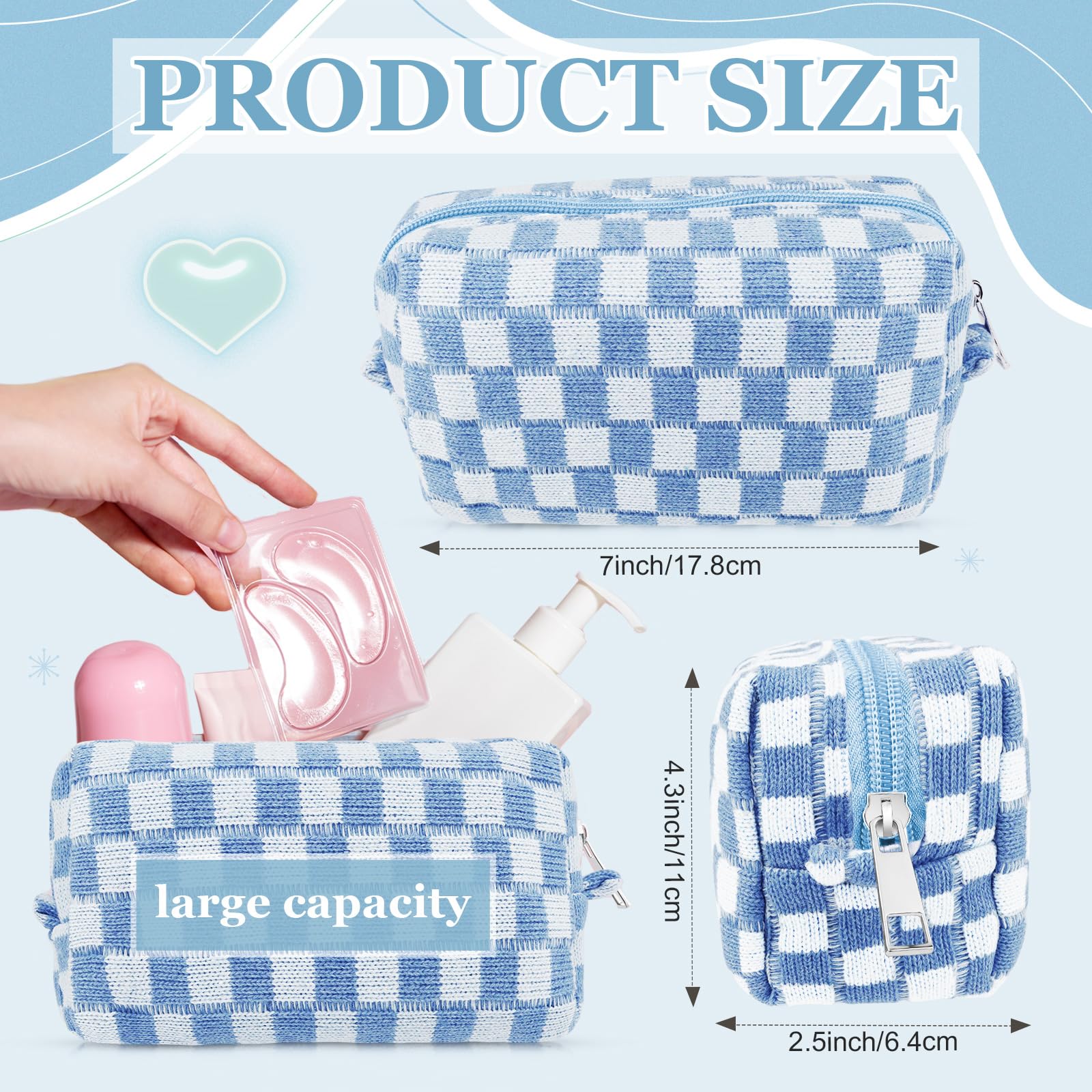 Giesiery blue preppy stickers, waterproof vinyl for laptops and luggage.