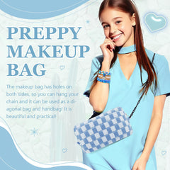Giesiery makeup bag open interior organized for cosmetics and daily essentials.