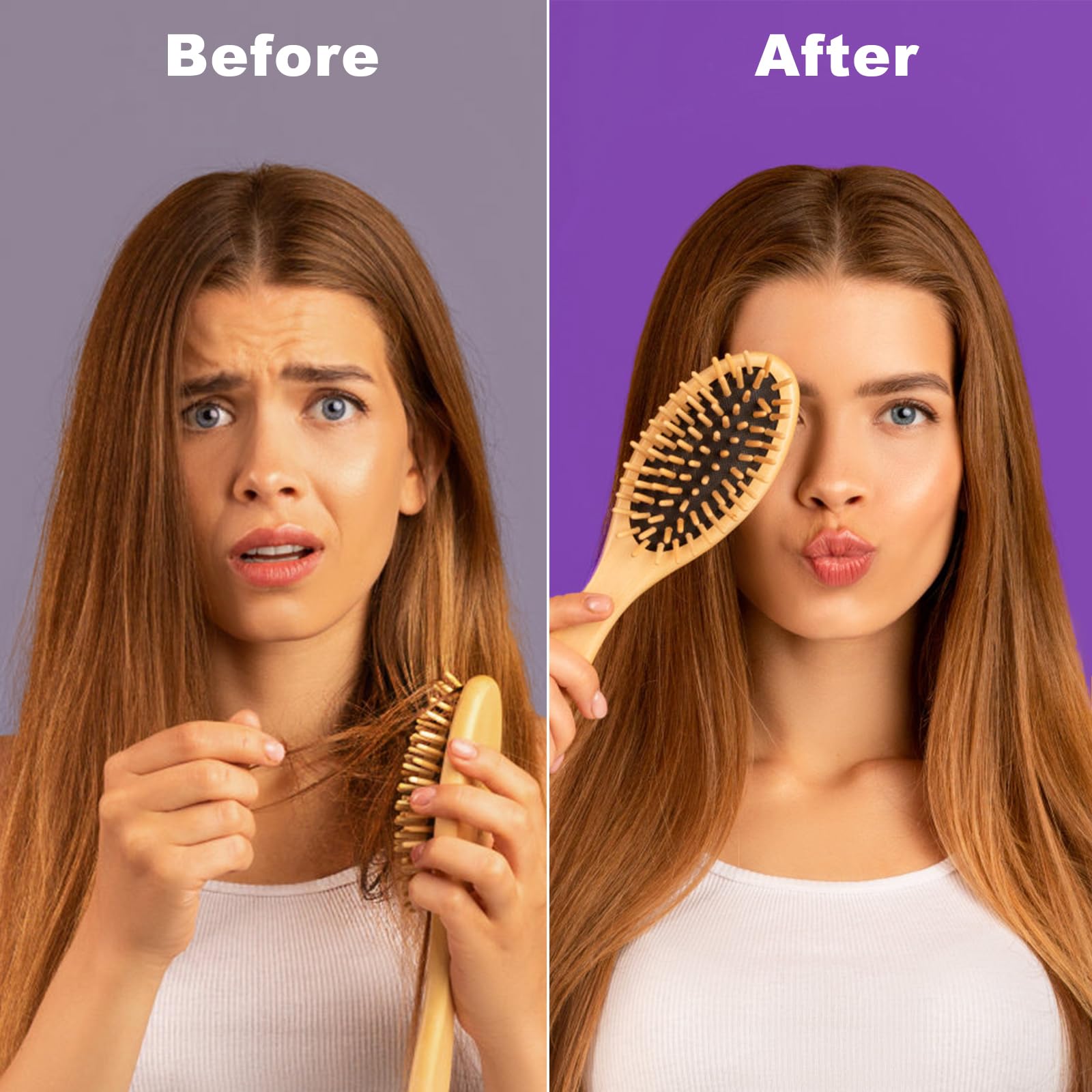 GIFBEA Castor Oil Bottle helps strengthen hair ends