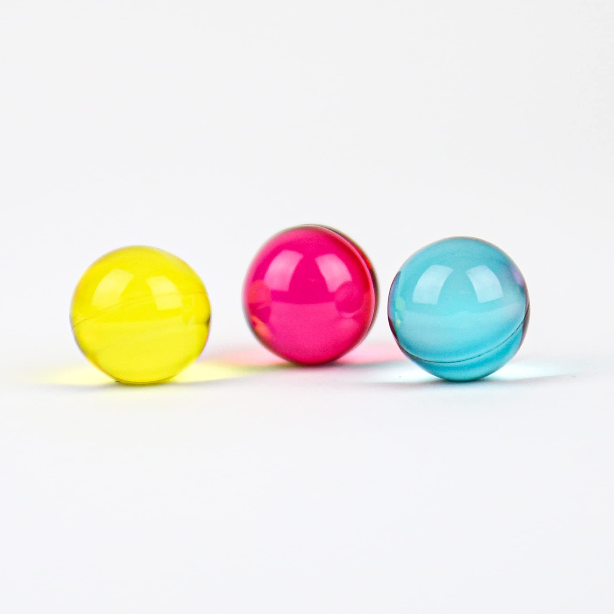 Gift Republic Liquid Spirit Rainbow Bath Pearls 20-pack display conveys value and vibe
