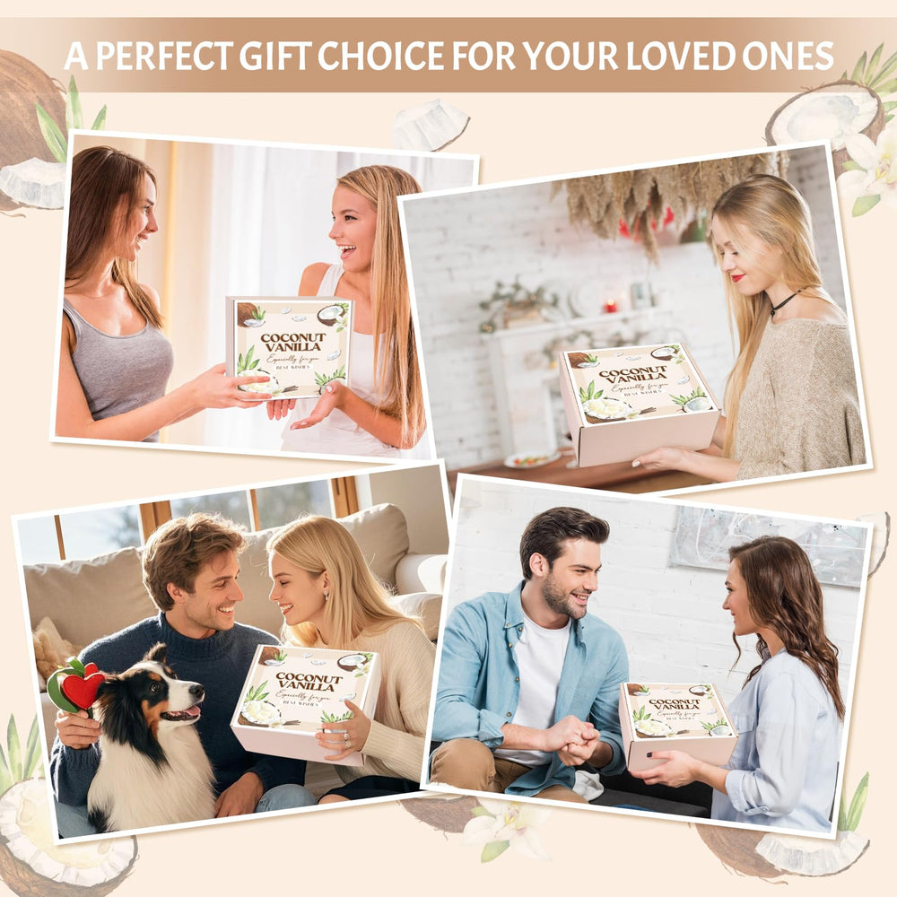 GiftPeak artificial flower adds a decorative spa gift touch.