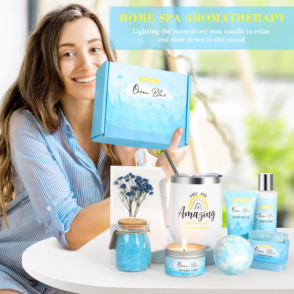 GiftPeak bath salts and seaweed minerals for nourishing soak