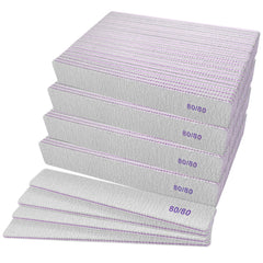 GigaGround 80/80 grit nail files pack front view for quick shaping