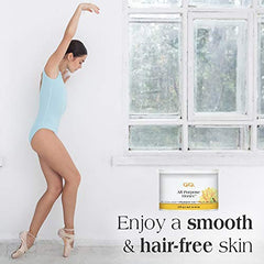 GiGi All Purpose Honee Wax being applied for smooth skin.