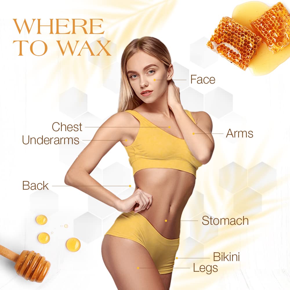 GIGI All Purpose Honee skin after-wax result delivers silky-smooth finish