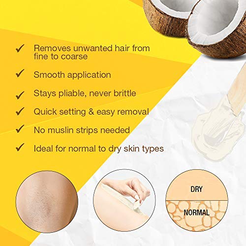 GIGI Coconut Honee Flex Wax packaging 13oz for easy storage and travel