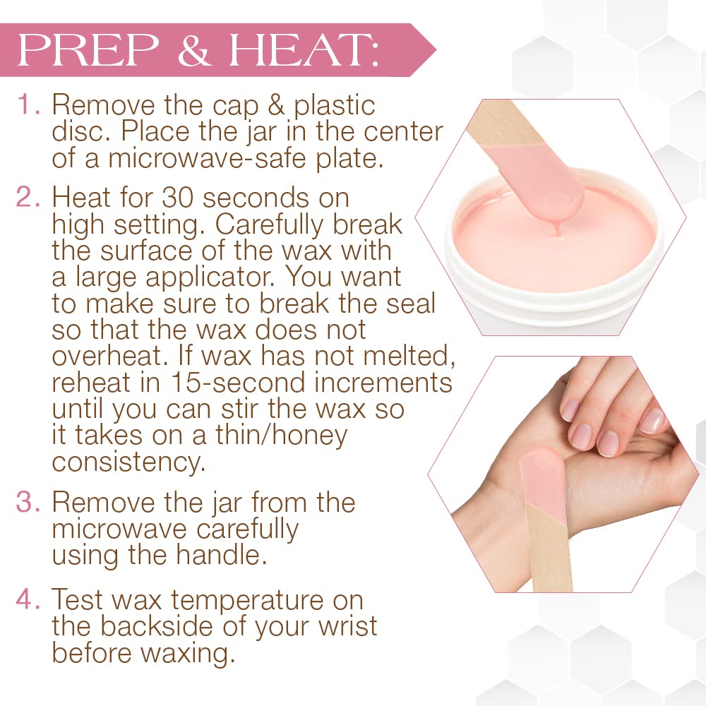 GIGI Creme Wax delivers silky results for smooth skin after at-home waxing.