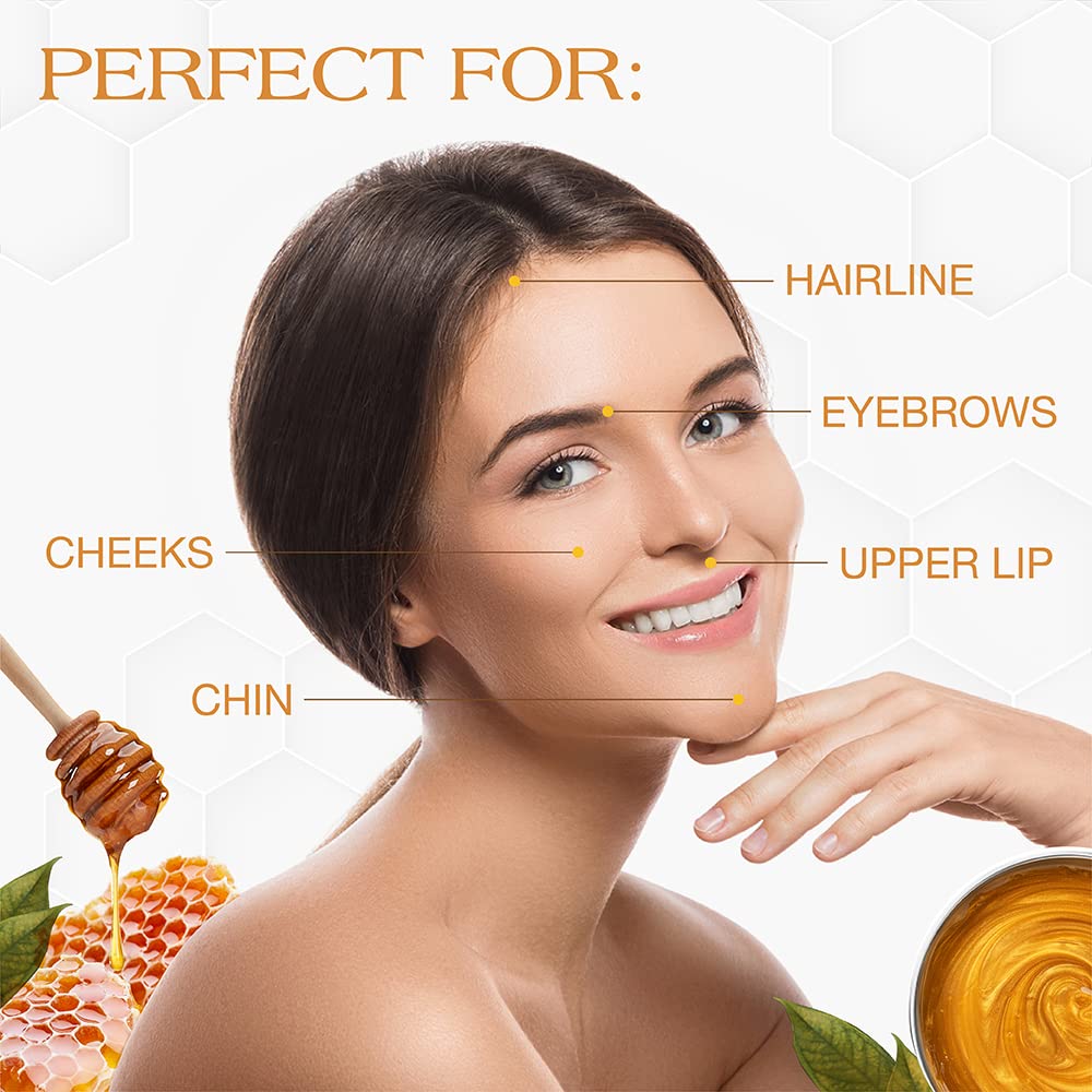 GIGI Facial Honee Wax at-home-use setup supports personal care routines.