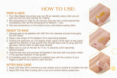 GIGI hard wax beads Golden Honee travel pack highlights compact, mess-free waxing on the go