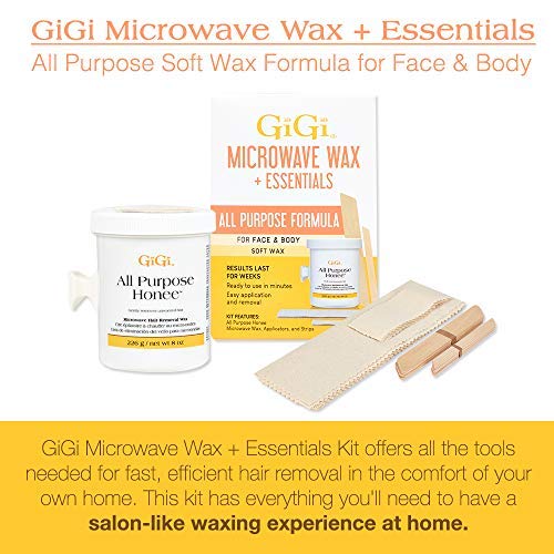 GIGI at-home spa setup image shows practical, budget-friendly waxing