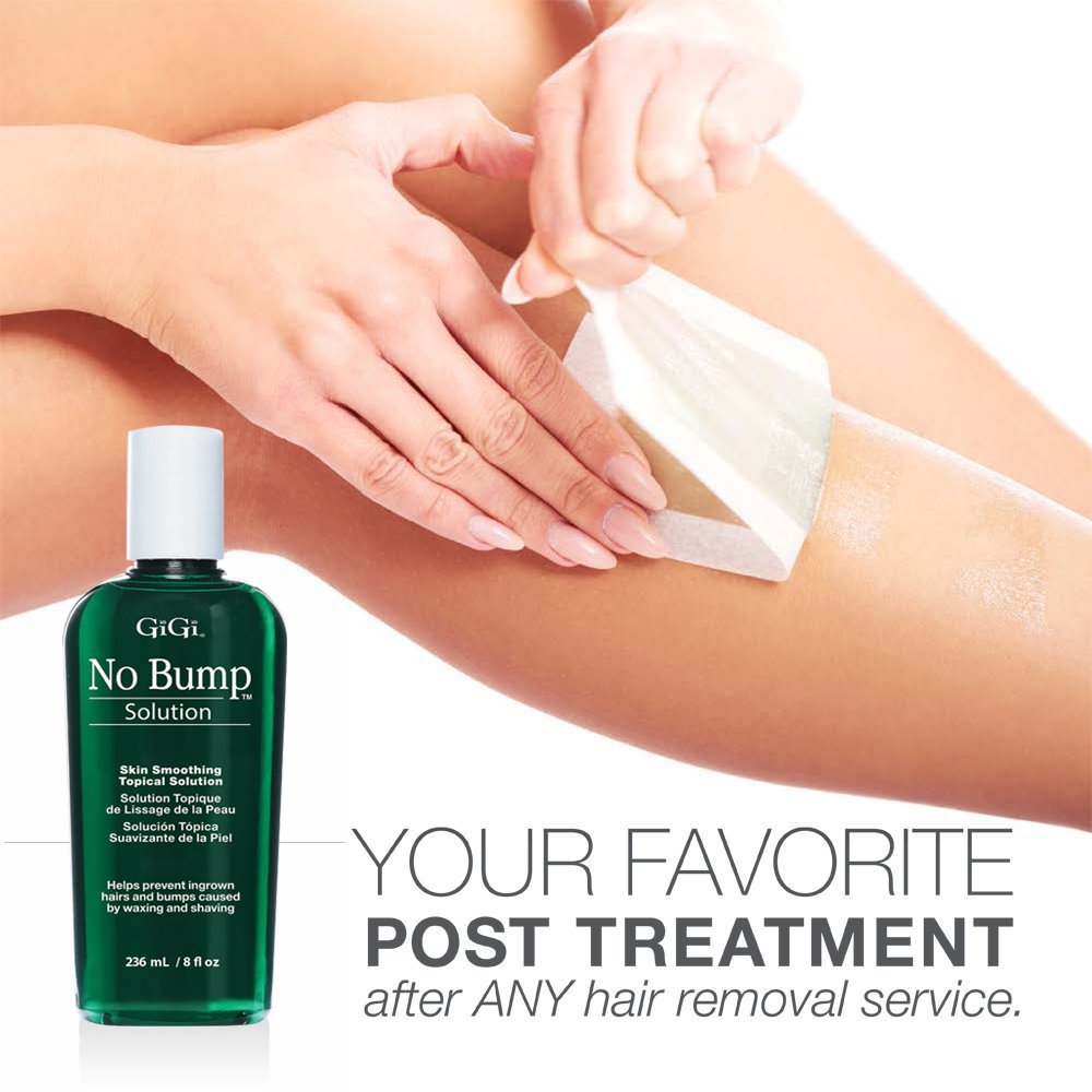 GIGI No Bump travel bottle highlights portable, leak-proof packaging.