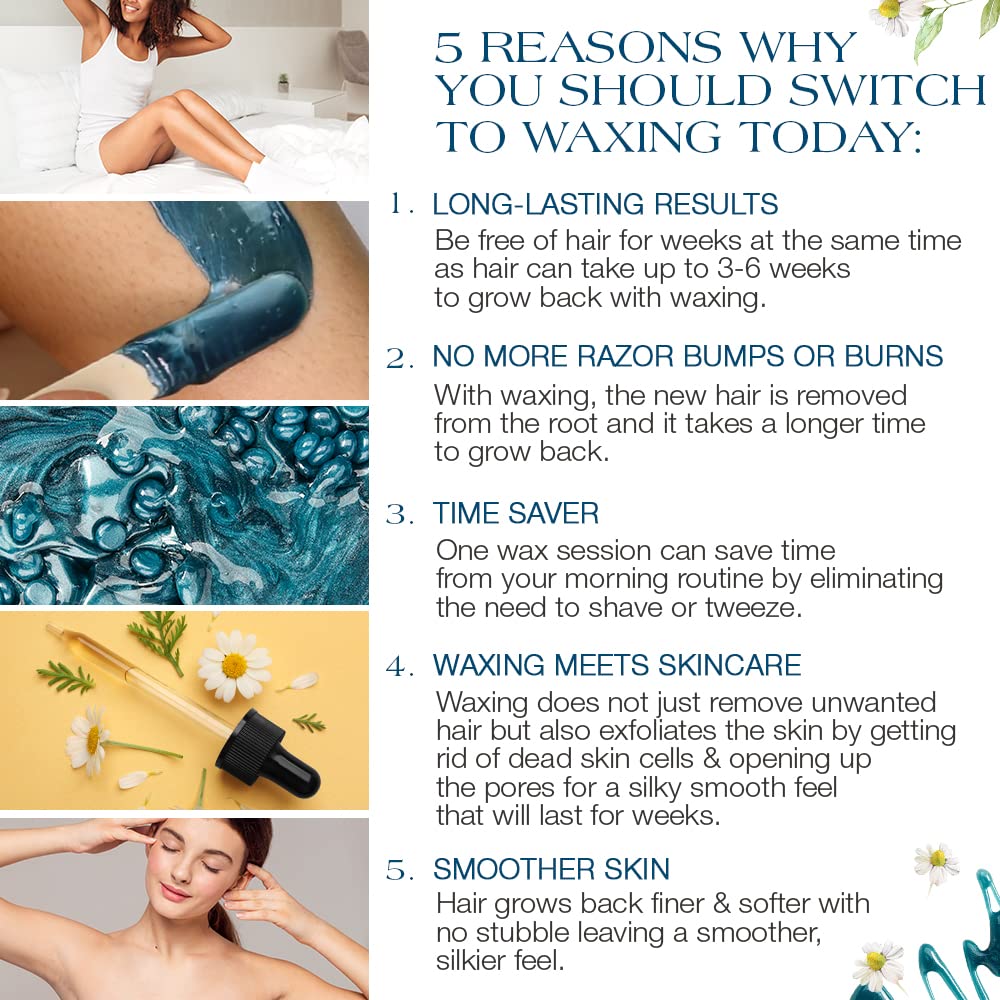 GiGi wax beads require no strips, enabling quick at-home waxing sessions.