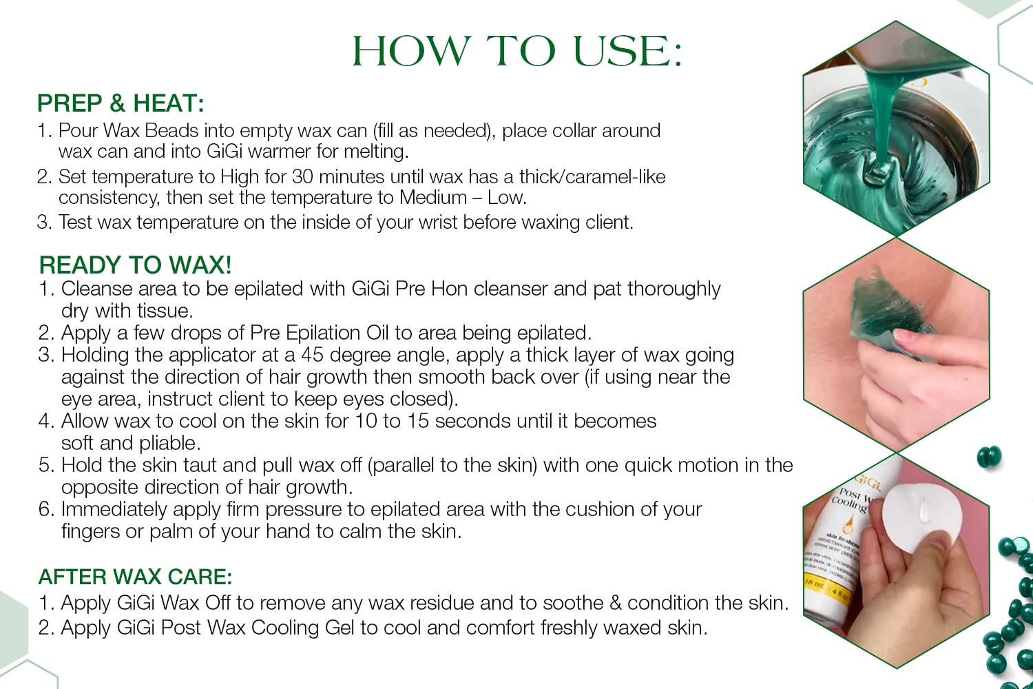 GiGi Nourishing Aloe beads in a canister for storage