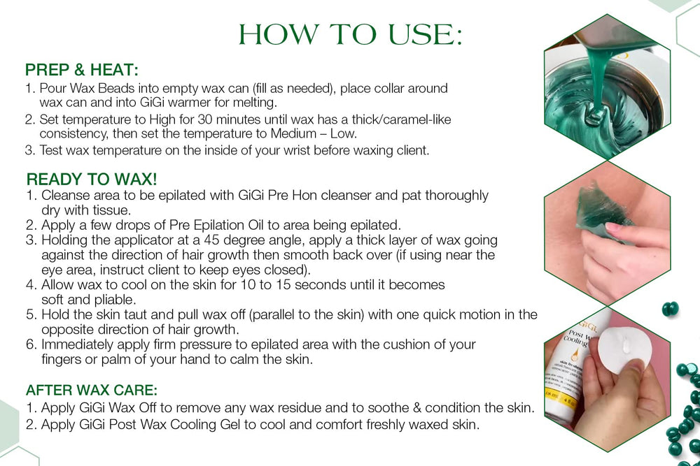 GiGi Nourishing Aloe beads in a canister for storage