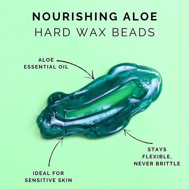 GiGi Nourishing Aloe beads pourable pebble form for precise use