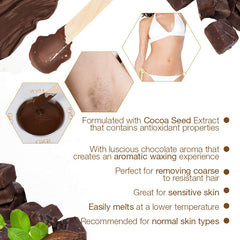 GiGi wax application on arm demonstrates comfortable, controlled removal of coarse hair.
