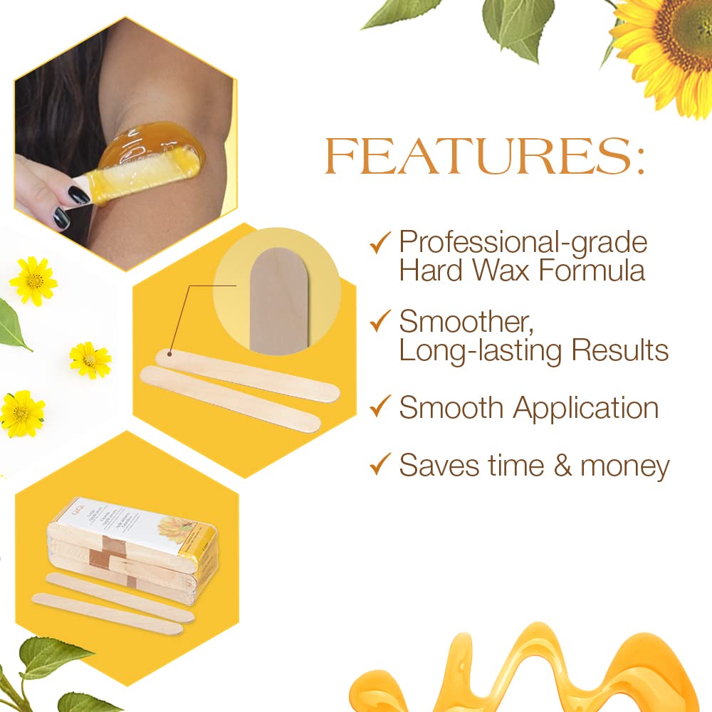 GIGI wax sticks lightweight wooden design provides comfortable grip during detailing