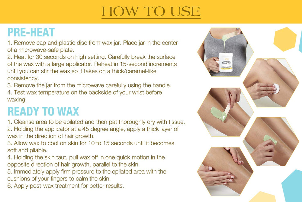 GiGi bikini area application demonstrates easy, smooth hair removal.