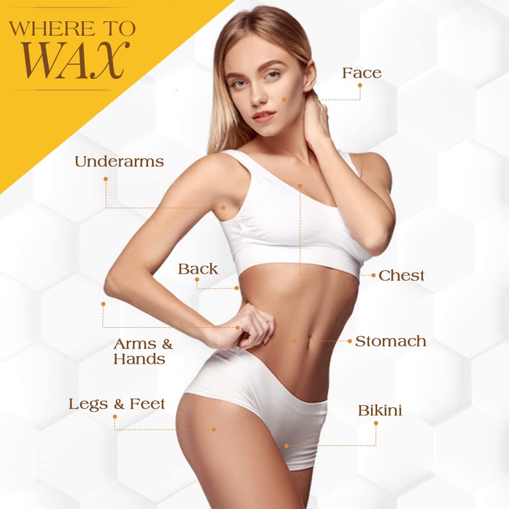 GiGi Honee wax skin-smoothness result showcases smooth epilated skin.