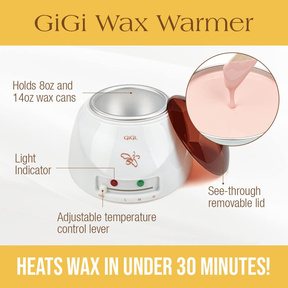 GiGi Mini Pro Waxing Kit cloth strips various sizes: precise waxing with adaptable strip options
