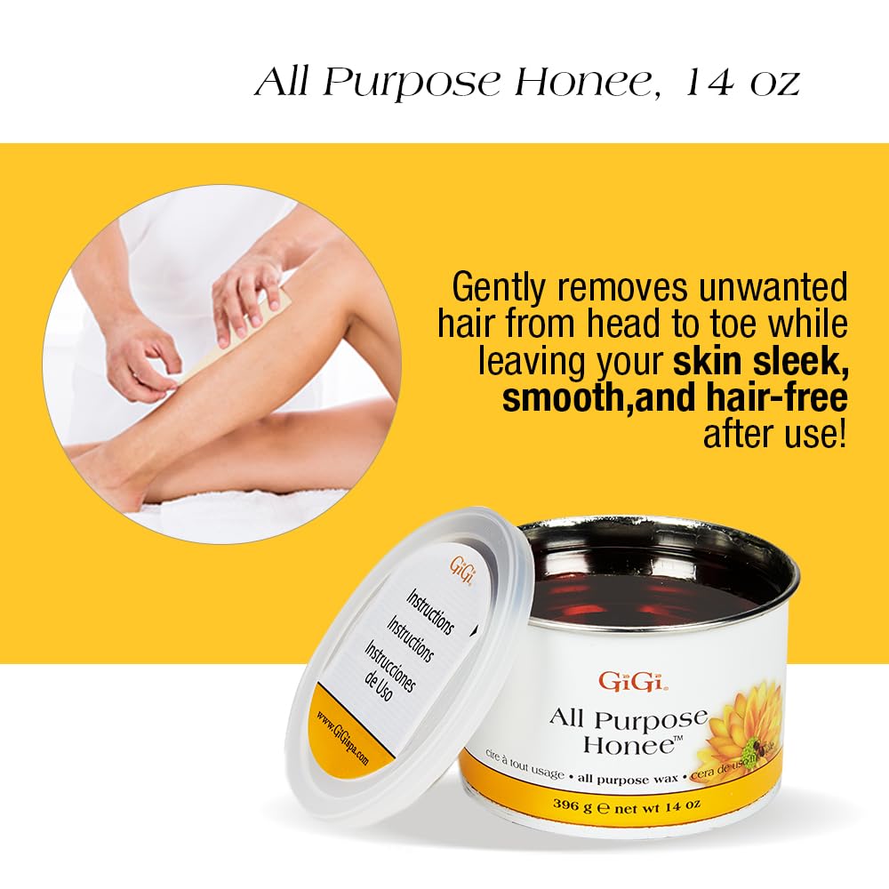 GIGI Pre Hon cleanser primes skin for smoother wax sessions