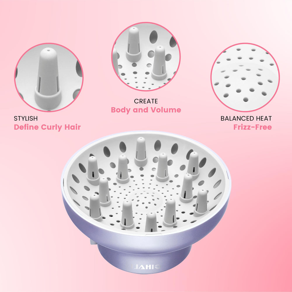 GIHALI 12-outlet diffuser delivers frizz-free defined curls across hair types.