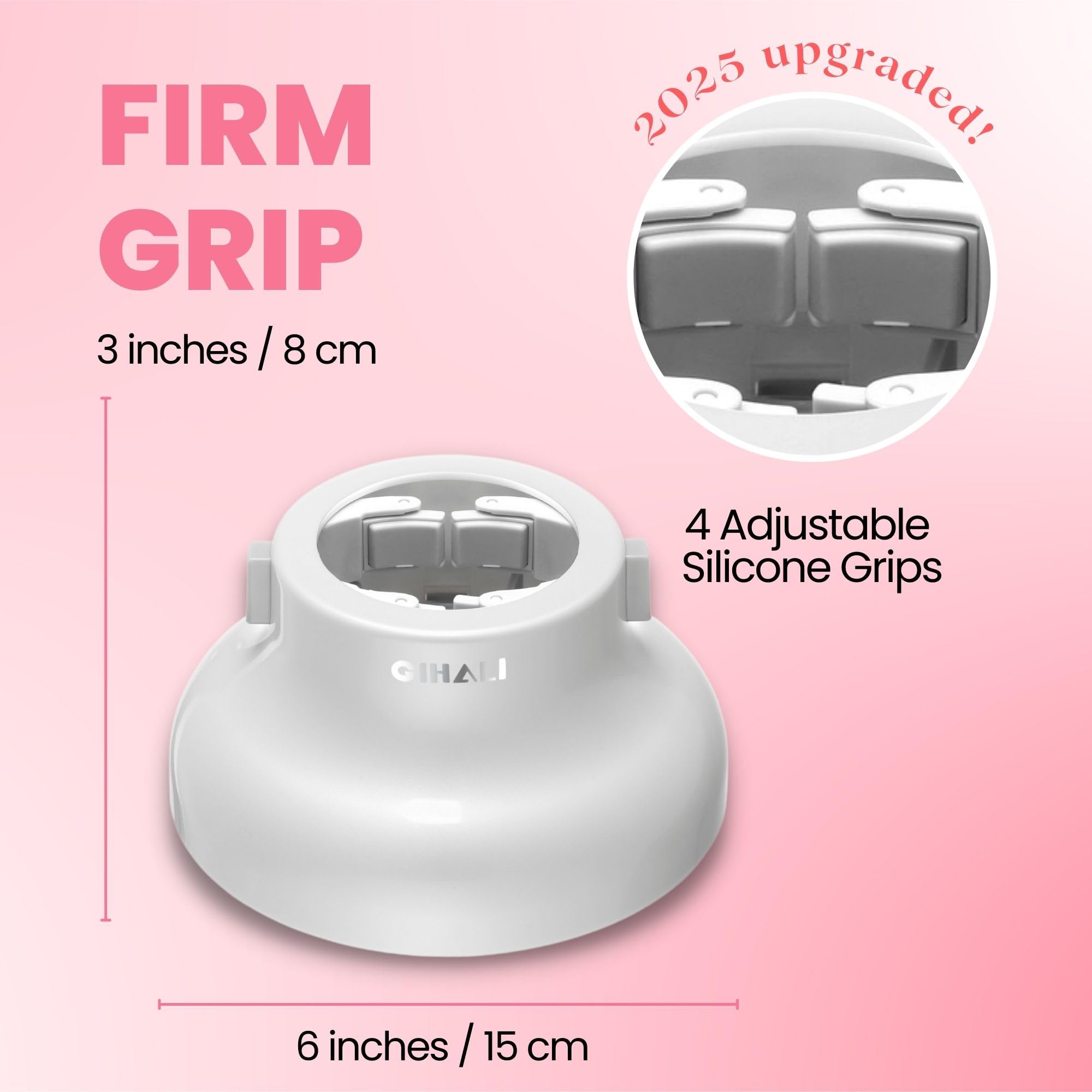 GIHALI travel-friendly diffuser is lightweight at 176g for on-the-go curly care.