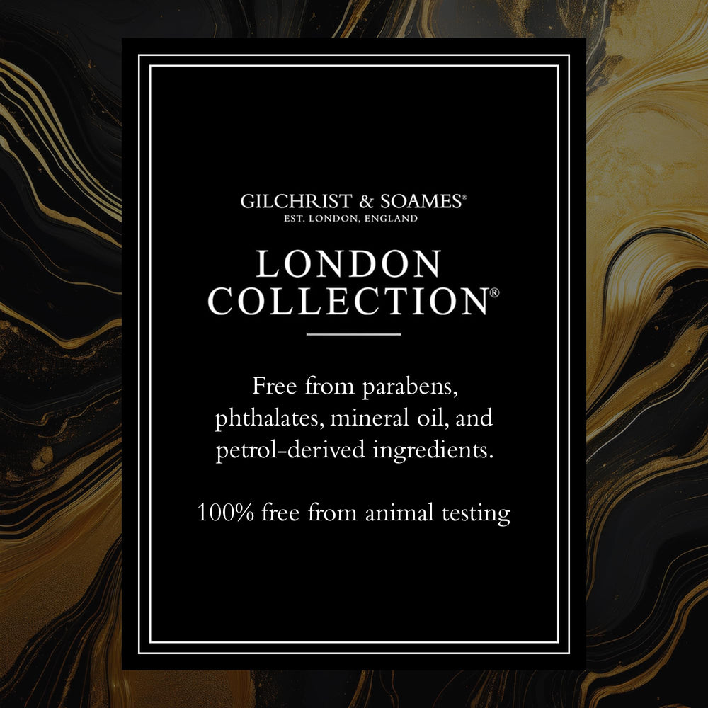 Gilchrist & Soames London ginkgo biloba extract supports skin tone and texture.