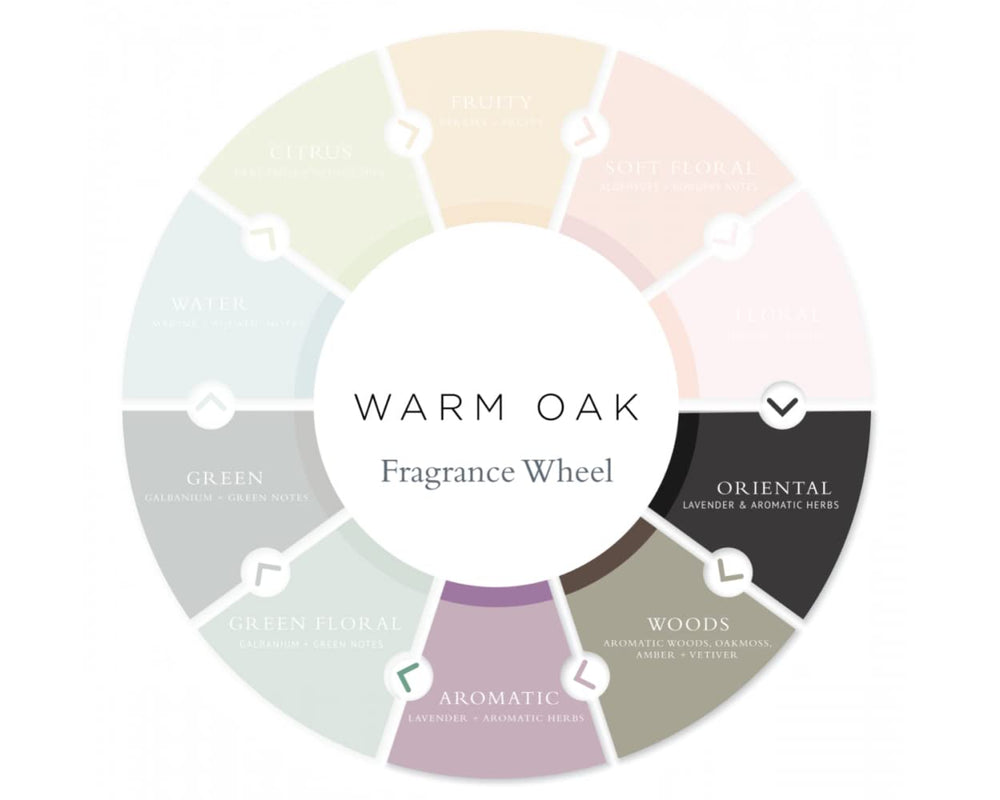 Gilchrist & Soames Warm Oak Shampoo fragrance notes evoke a spa-like routine.