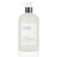 Gilchrist & Soames Zero% Collection Shampoo bottle pour for quick daily cleanse.