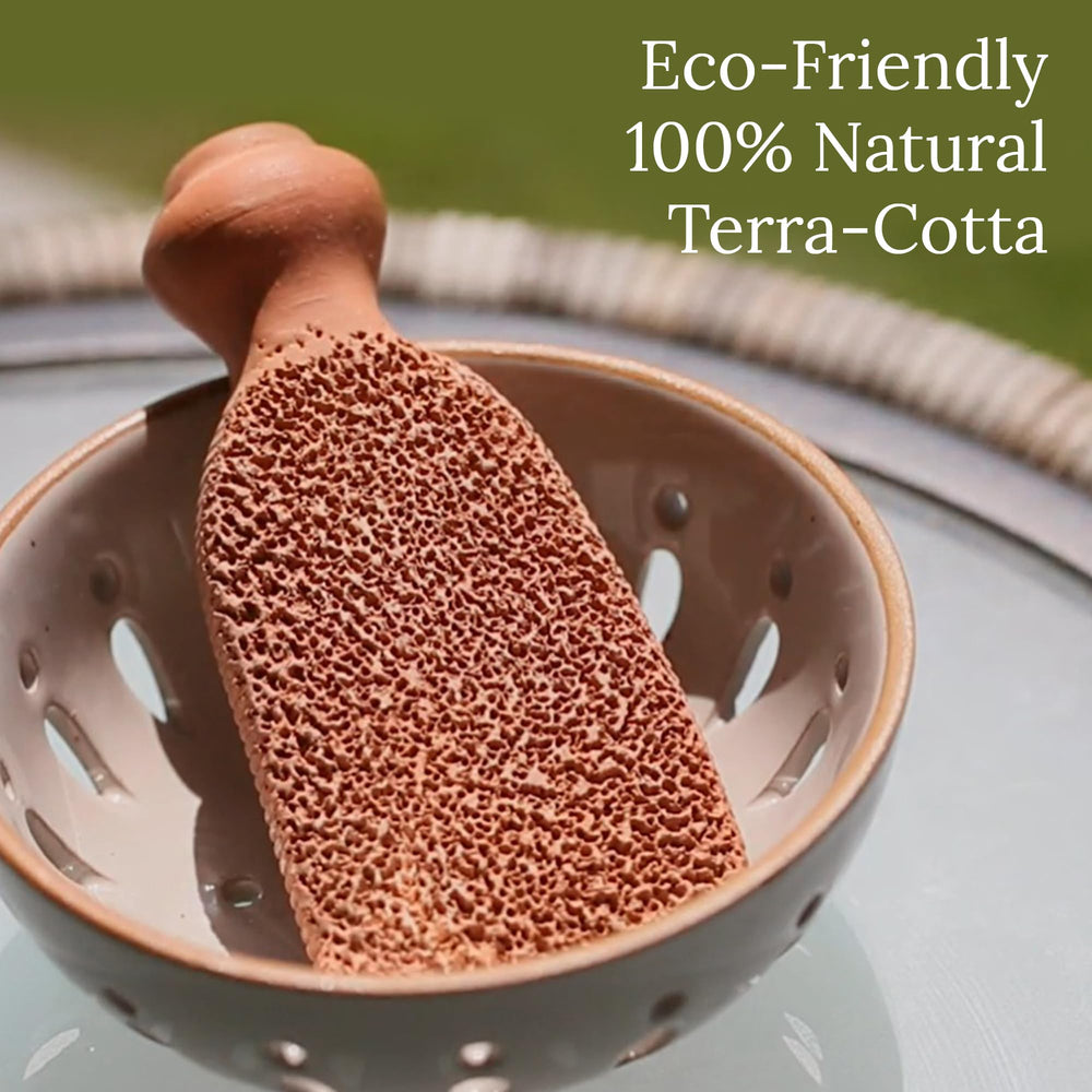 GILDEN TREE pumice stone eco-friendly terracotta material supports sustainable care.