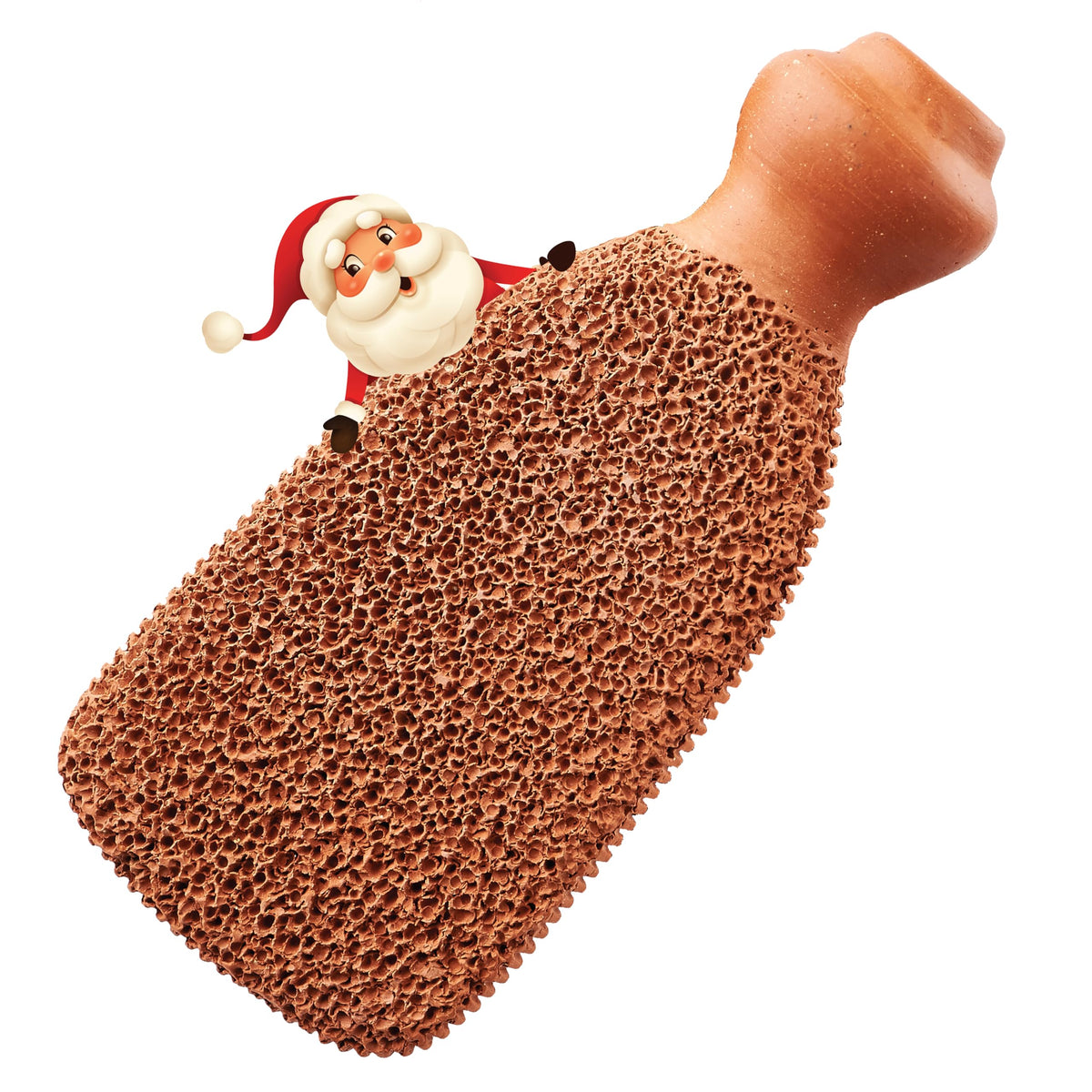 GILDEN TREE pumice stone rough side for effective foot scrub and smoothing.