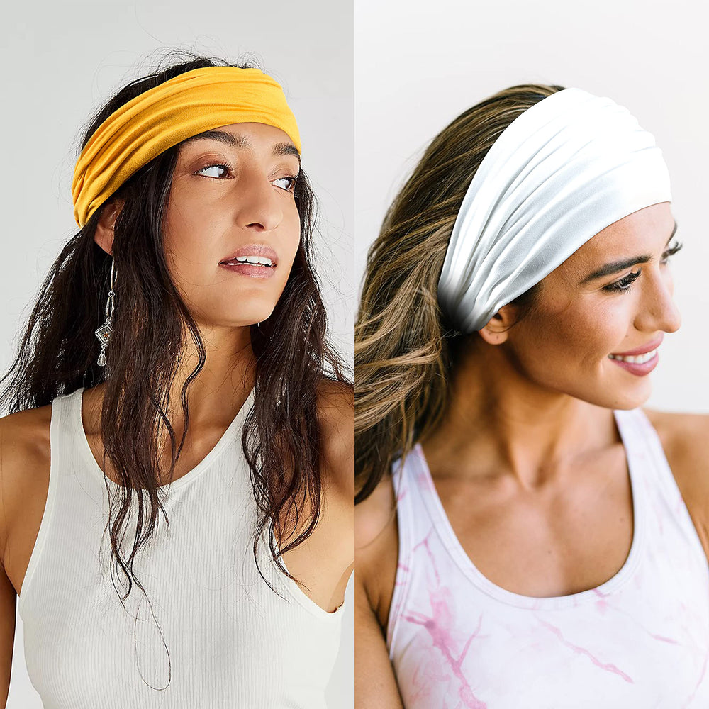 Gili headbands in bag and drawer image suggests convenient storage and versatile daily use