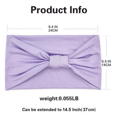 GiLi knotted headbands close-up show soft fabric and comfortable fit.