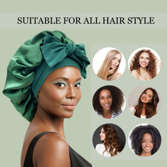 GiLi satin bonnet large diameter 15.7 inches accommodates long hair
