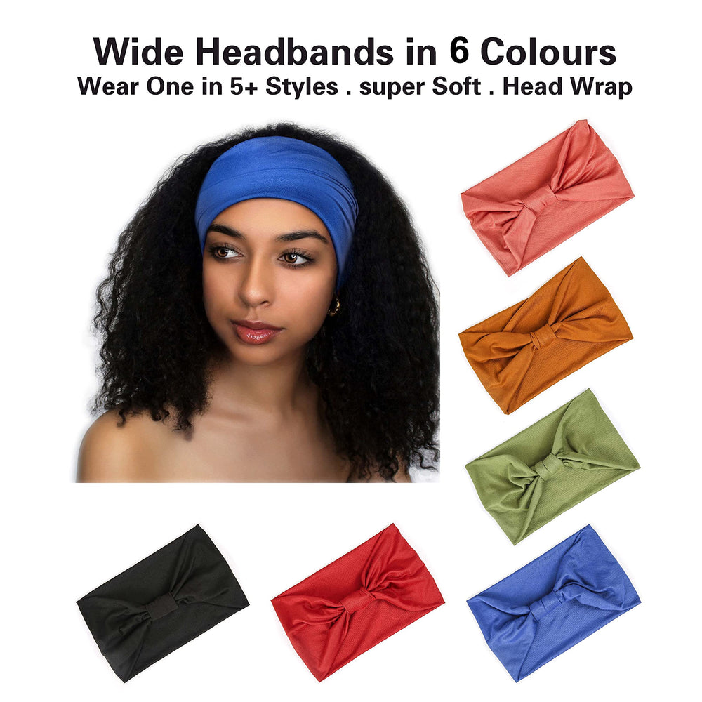 GiLi 5.5-inch wide band offers comfortable coverage while keeping hair away