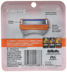 Gillette Fusion 5 Power cartridges pack image highlighting eight-pack convenience for steady supply.