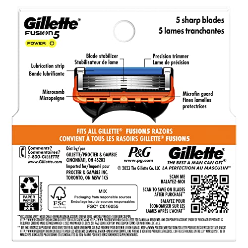 Gillette Fusion5 with microfin skin guard protects skin during shaving