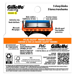 Gillette Fusion5 with microfin skin guard protects skin during shaving