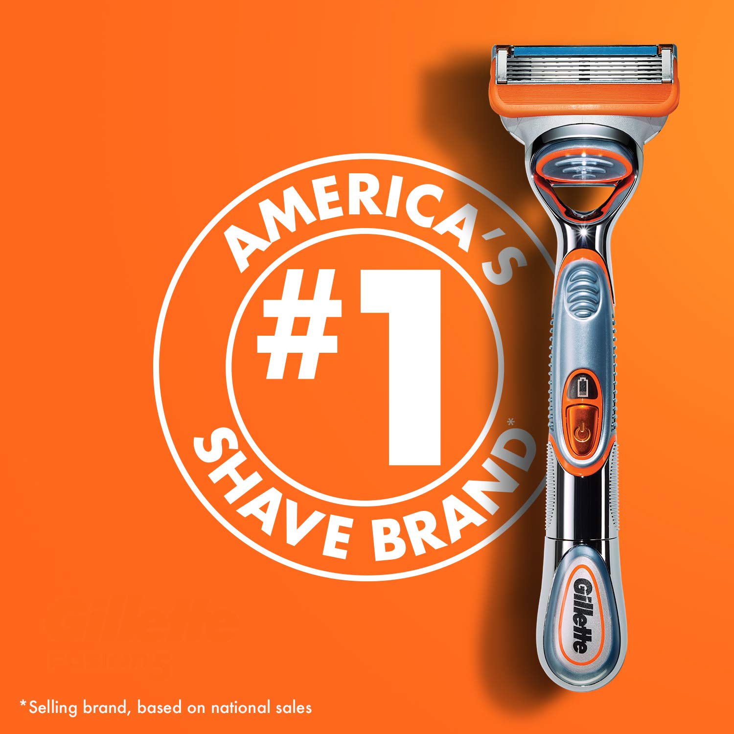 Gillette Fusion5 Power Razor blade refill for long-lasting shaves