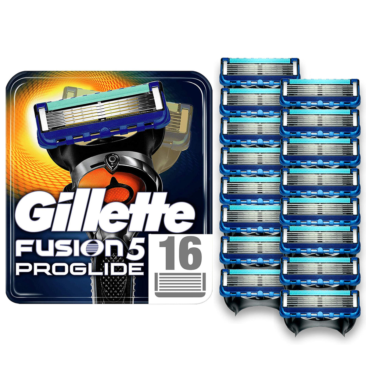 Gillette Fusion5 ProGlide razor blades refill pack delivers precise edging and smooth daily shaves