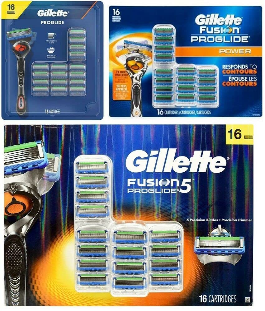 Gillette Fusion5 ProGlide shaving session image hints at a daily grooming routine.