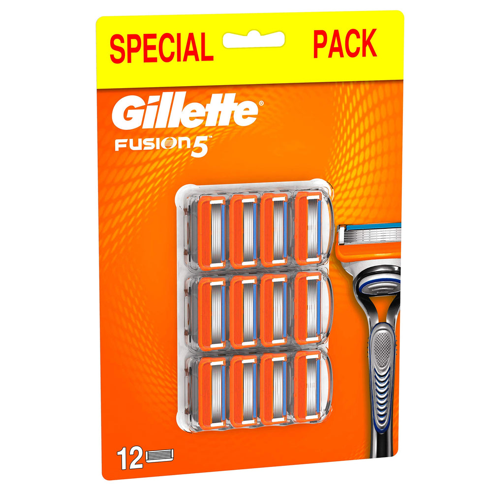 Gillette Fusion5 razor with rich lather enhancing glide.