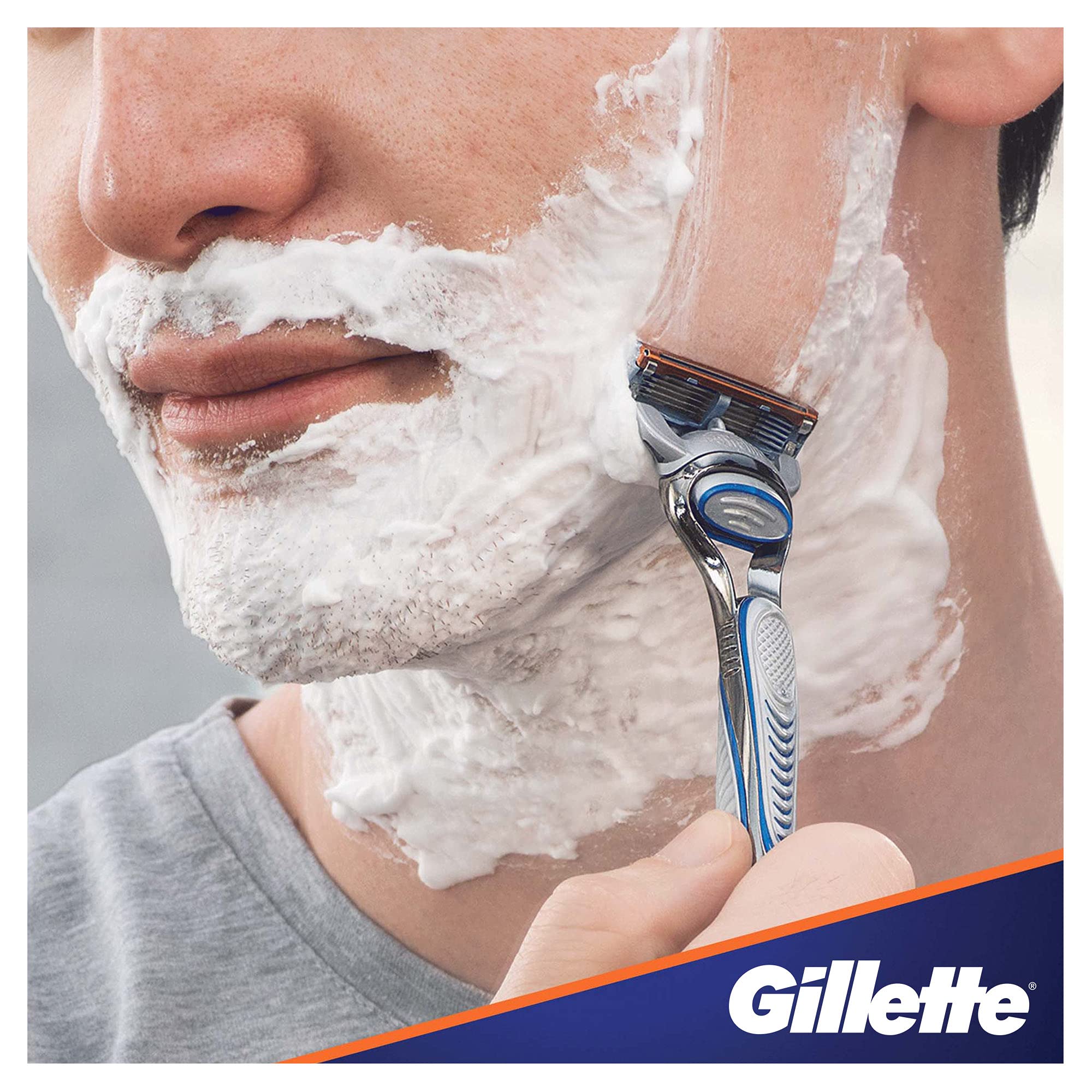 Gillette Fusion5 refill pack ready for quick replacement to maintain performance.