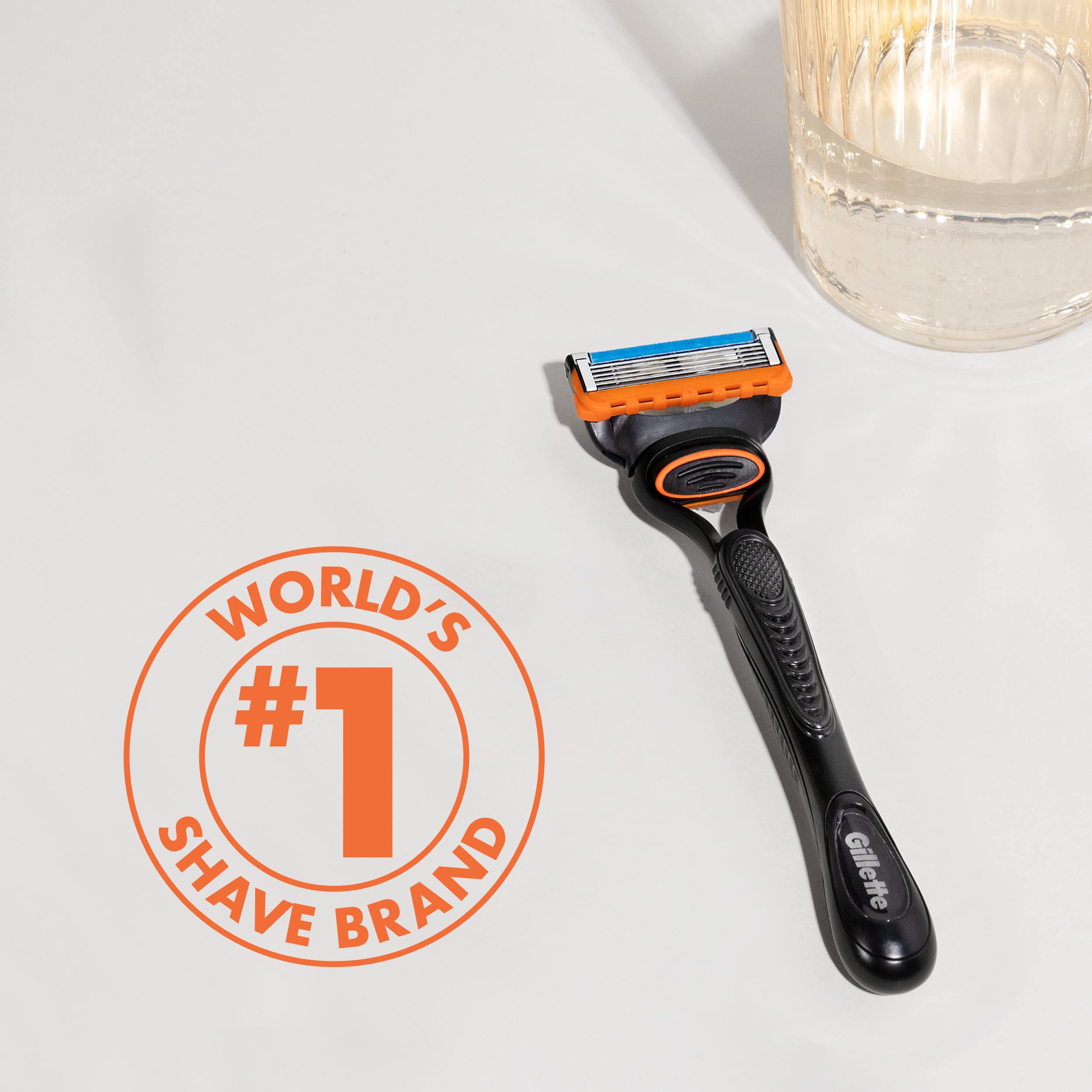 Gillette Fusion5 refills compatible with all Fusion5 handles for versatile use.