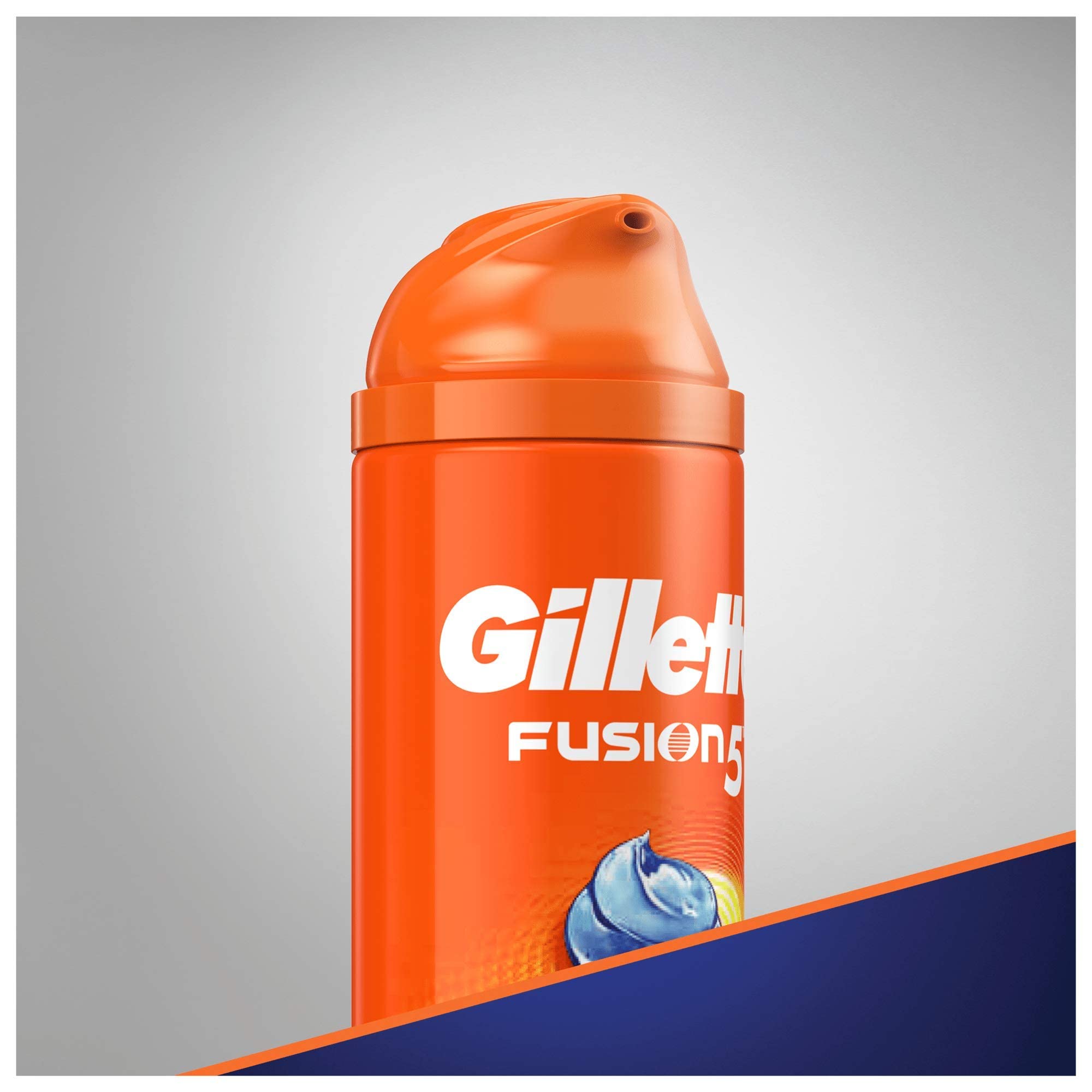 Gillette Fusion5 Ultra Sensitive Gel lather close-up shows creamy texture for easy glide.