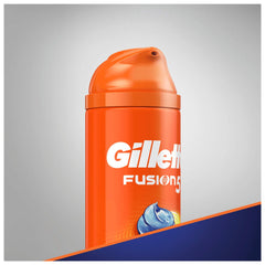 Gillette Fusion5 Ultra Sensitive Gel lather close-up shows creamy texture for easy glide.